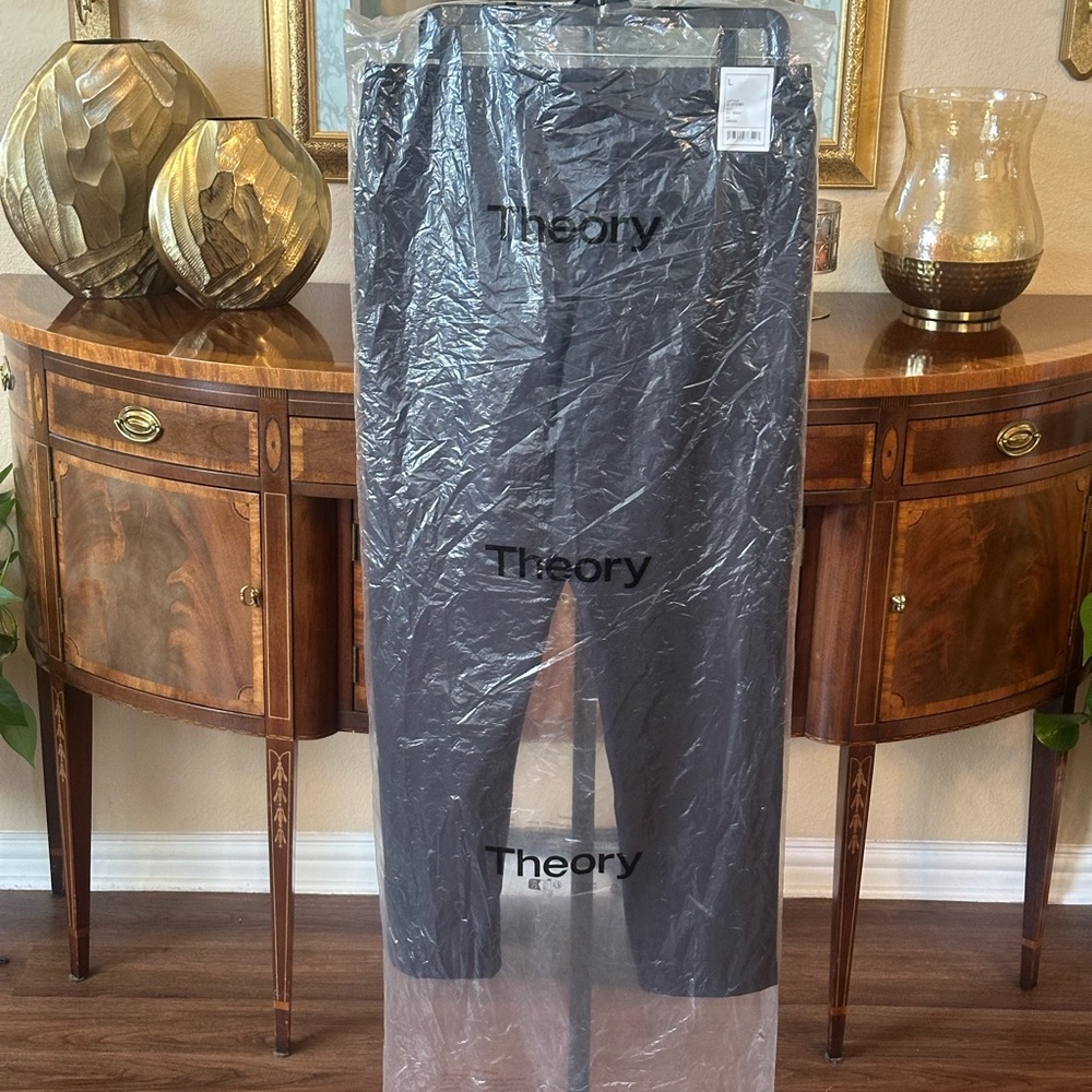 Theory Easy DRW Pant/Black Gamma Stretch